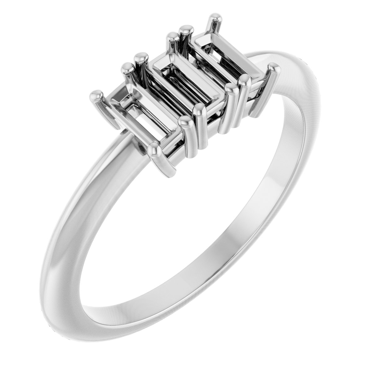 Three-Stone Anniversary Band