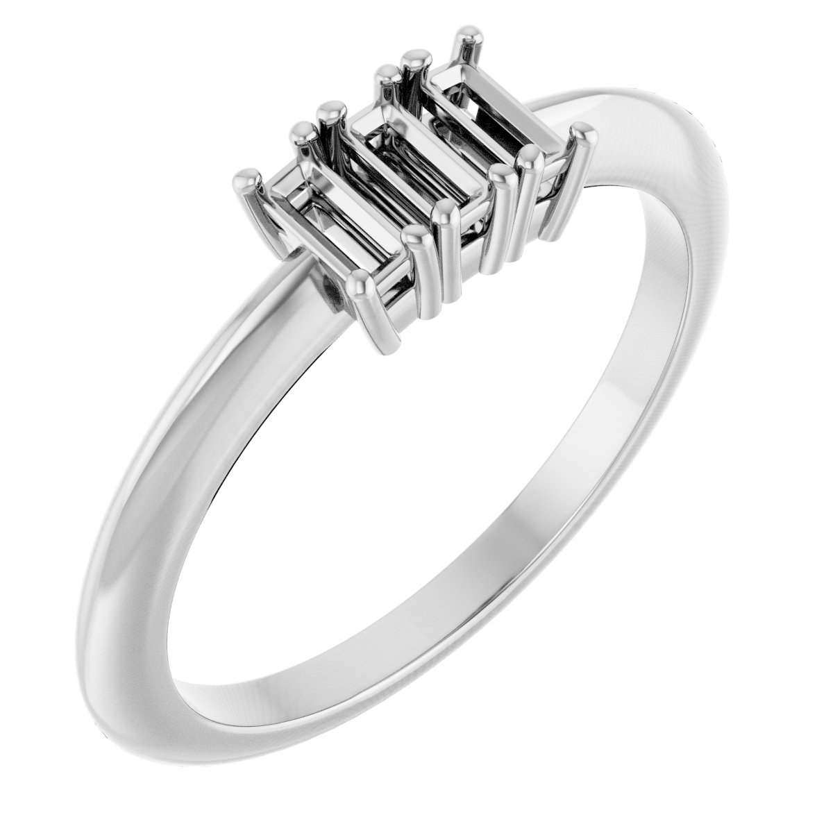 Three-Stone Anniversary Band