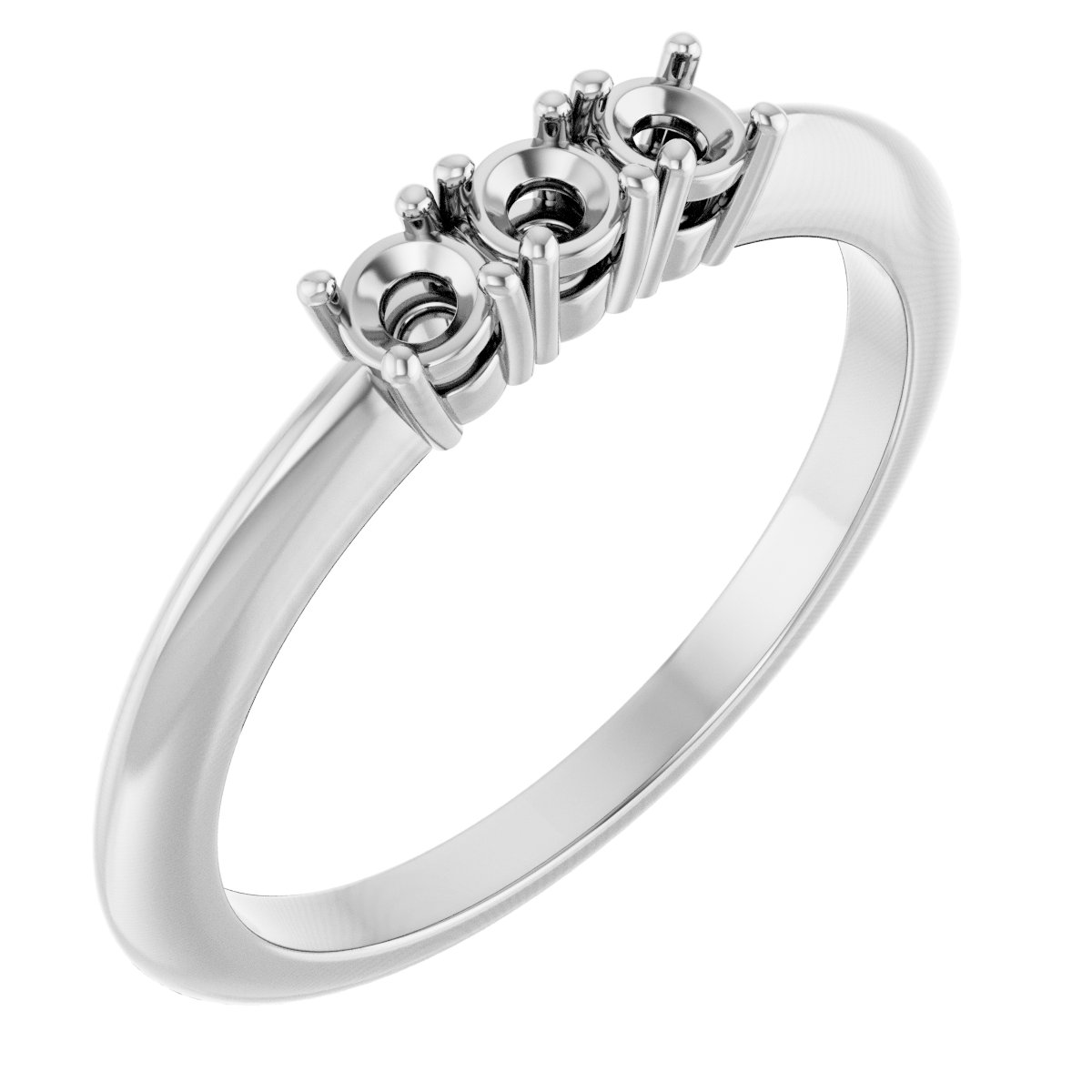 Three-Stone Anniversary Band
