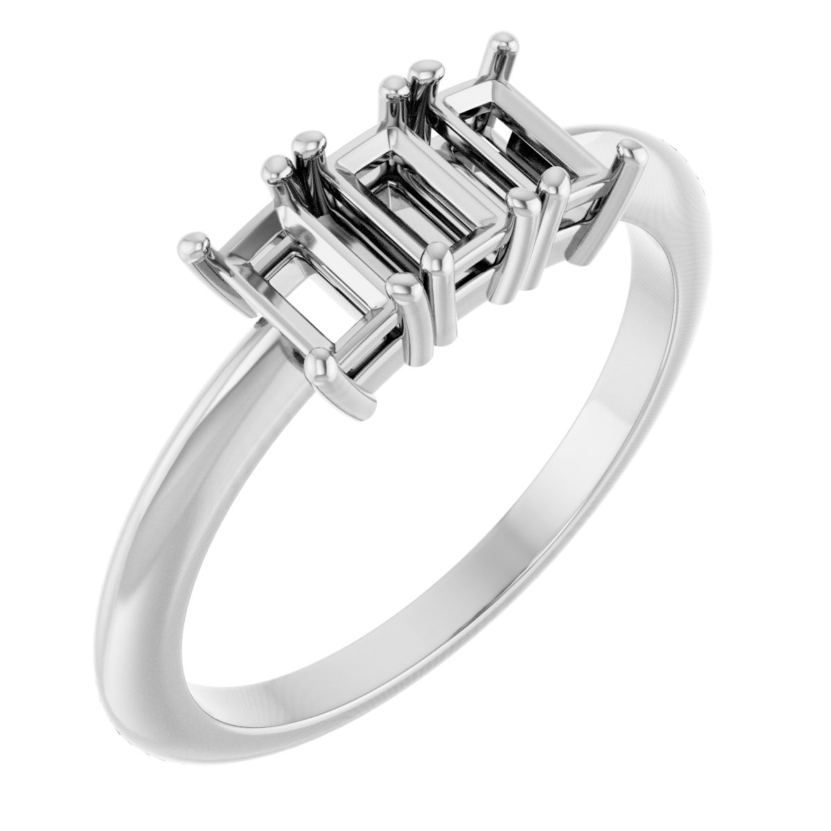 Three-Stone Anniversary Band
