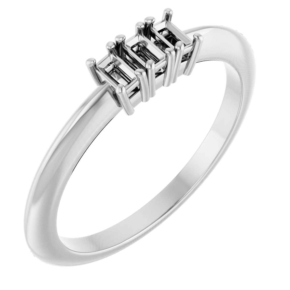 Three-Stone Anniversary Band