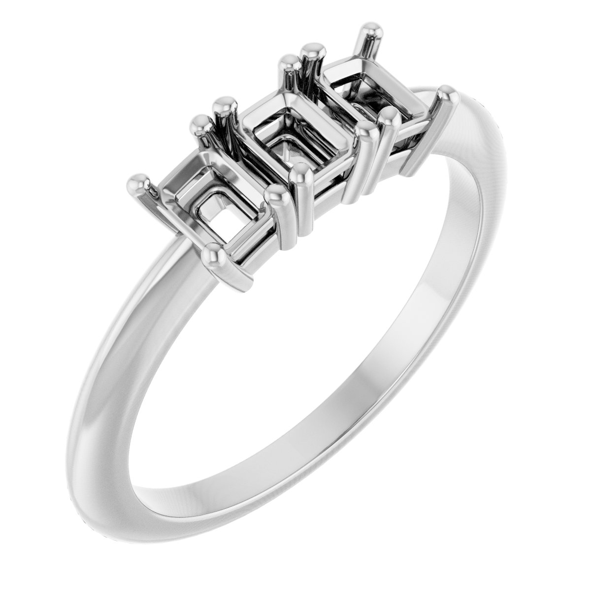Three-Stone Anniversary Band