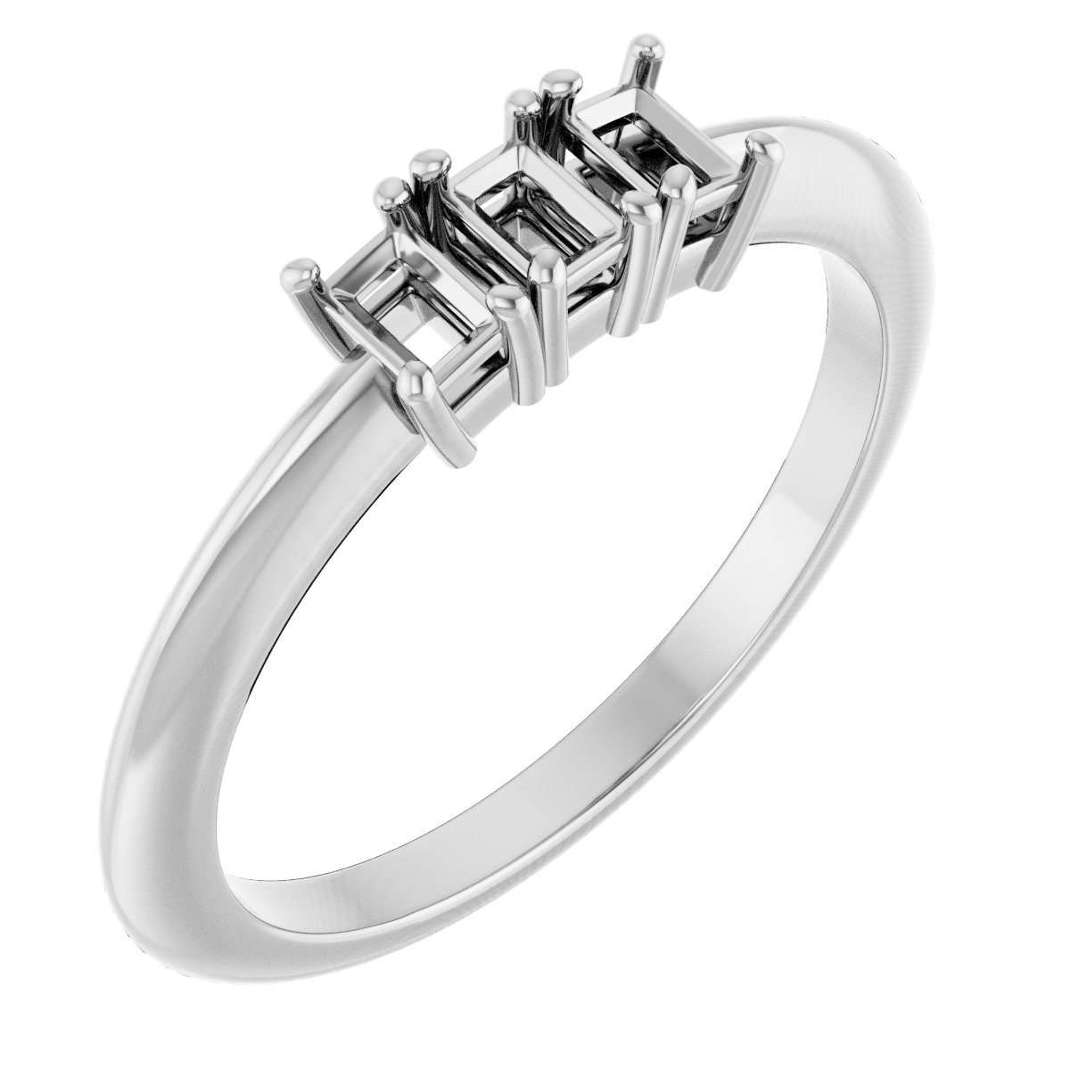 Three-Stone Anniversary Band