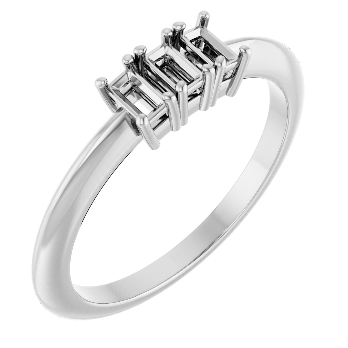 Three-Stone Anniversary Band