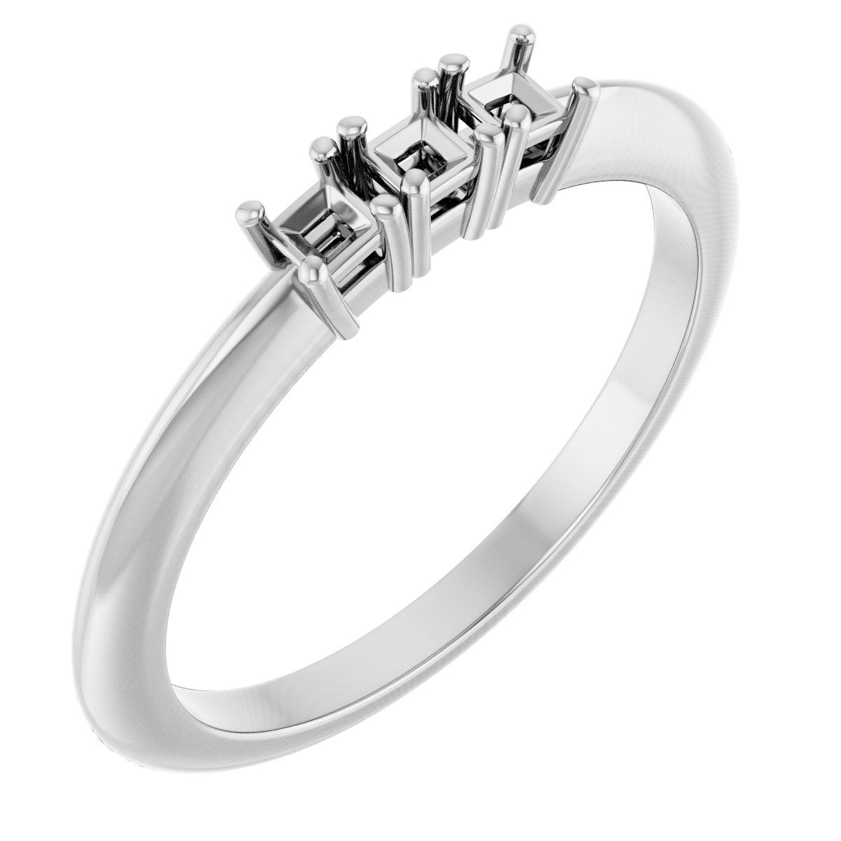 Three-Stone Anniversary Band