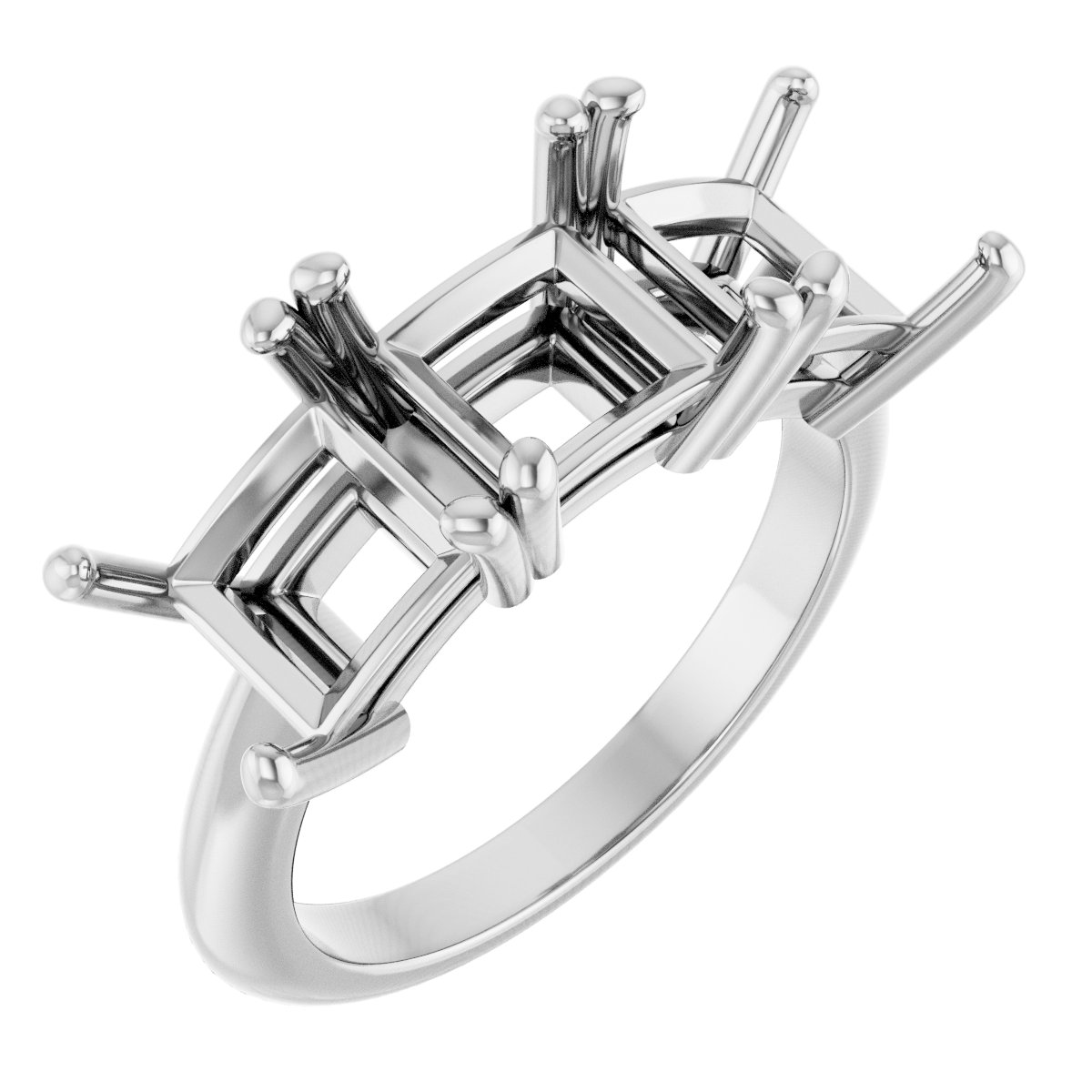 Three-Stone Anniversary Band