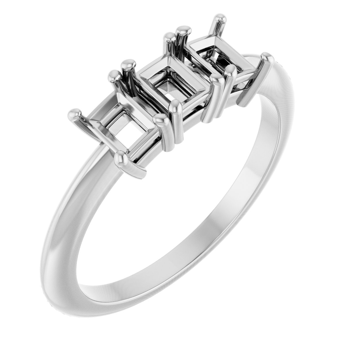 Three-Stone Anniversary Band
