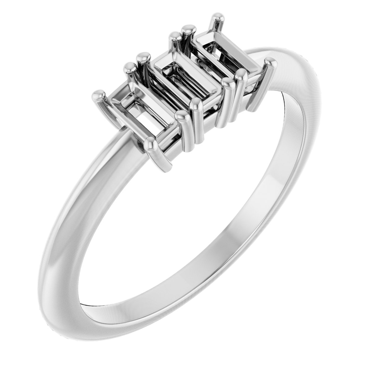 Three-Stone Anniversary Band