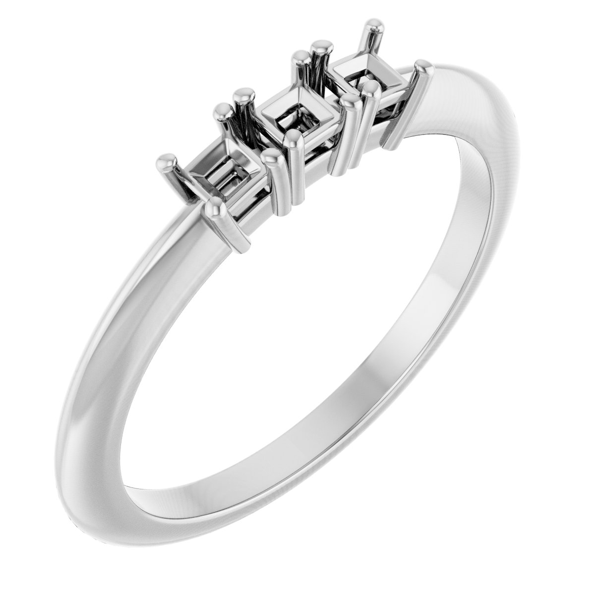 Three-Stone Anniversary Band