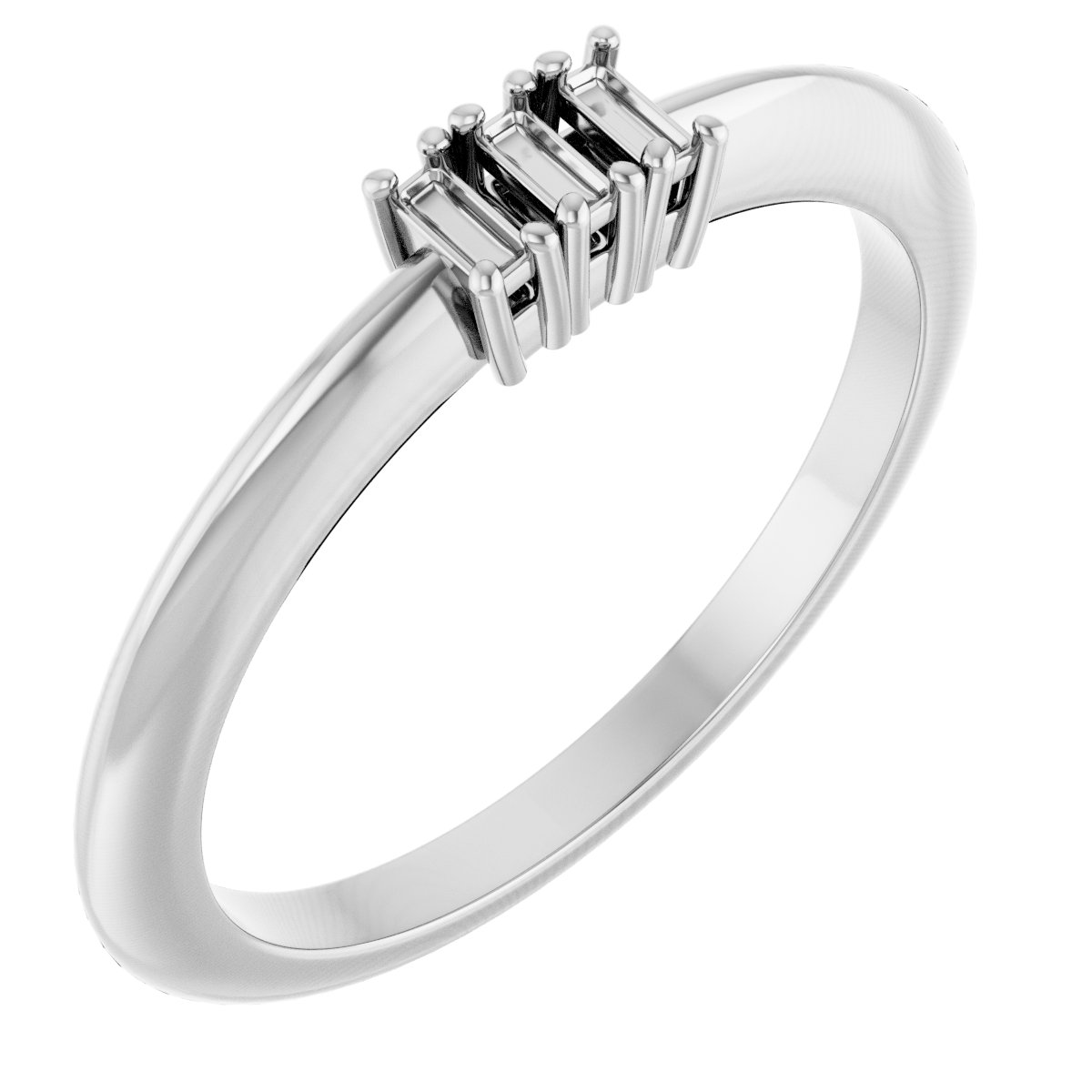 Three-Stone Anniversary Band
