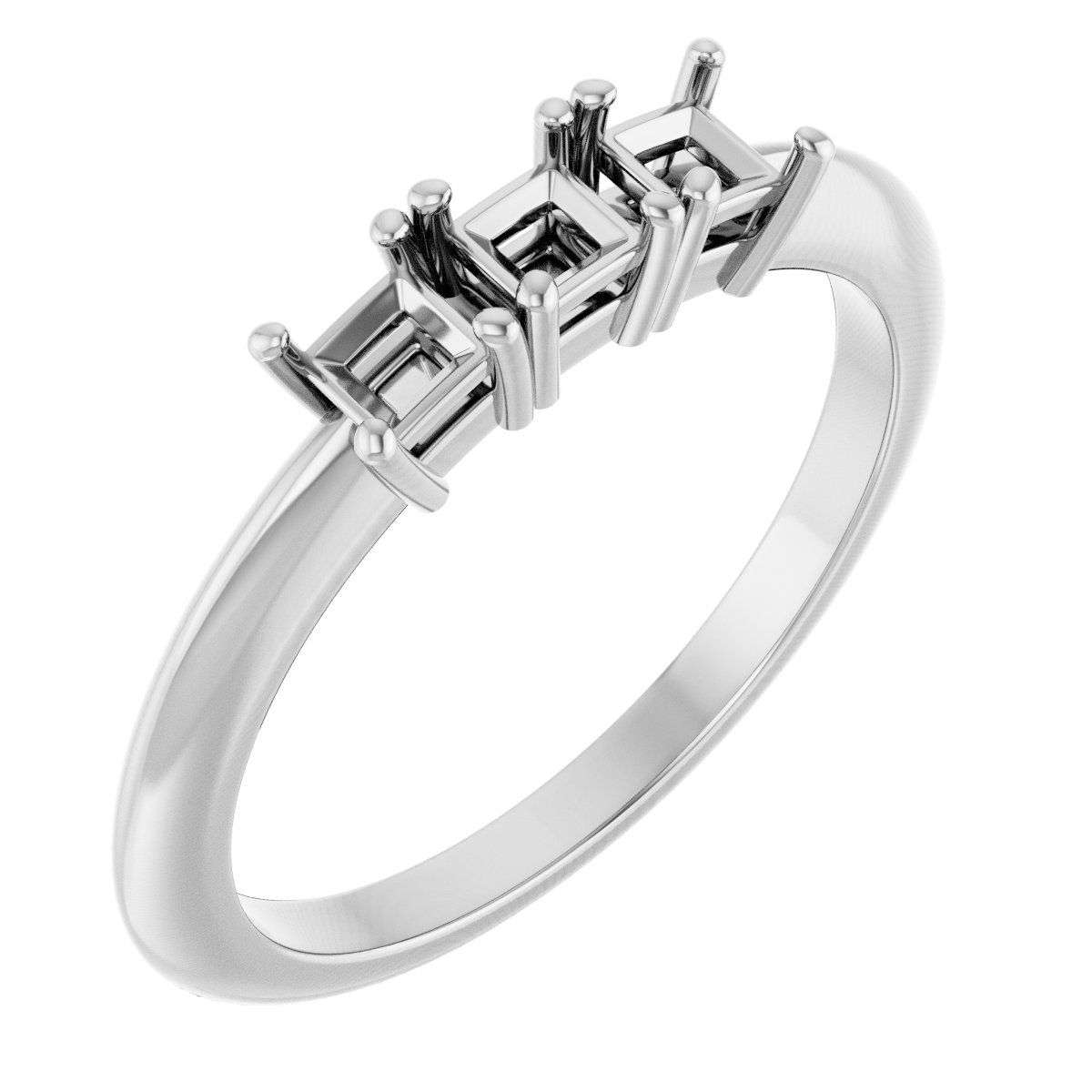 Three-Stone Anniversary Band
