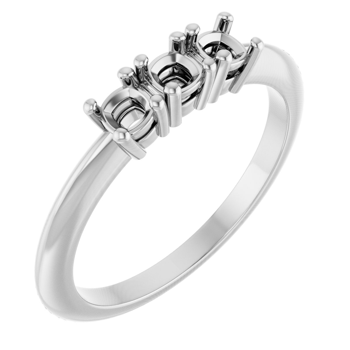 Three-Stone Anniversary Band