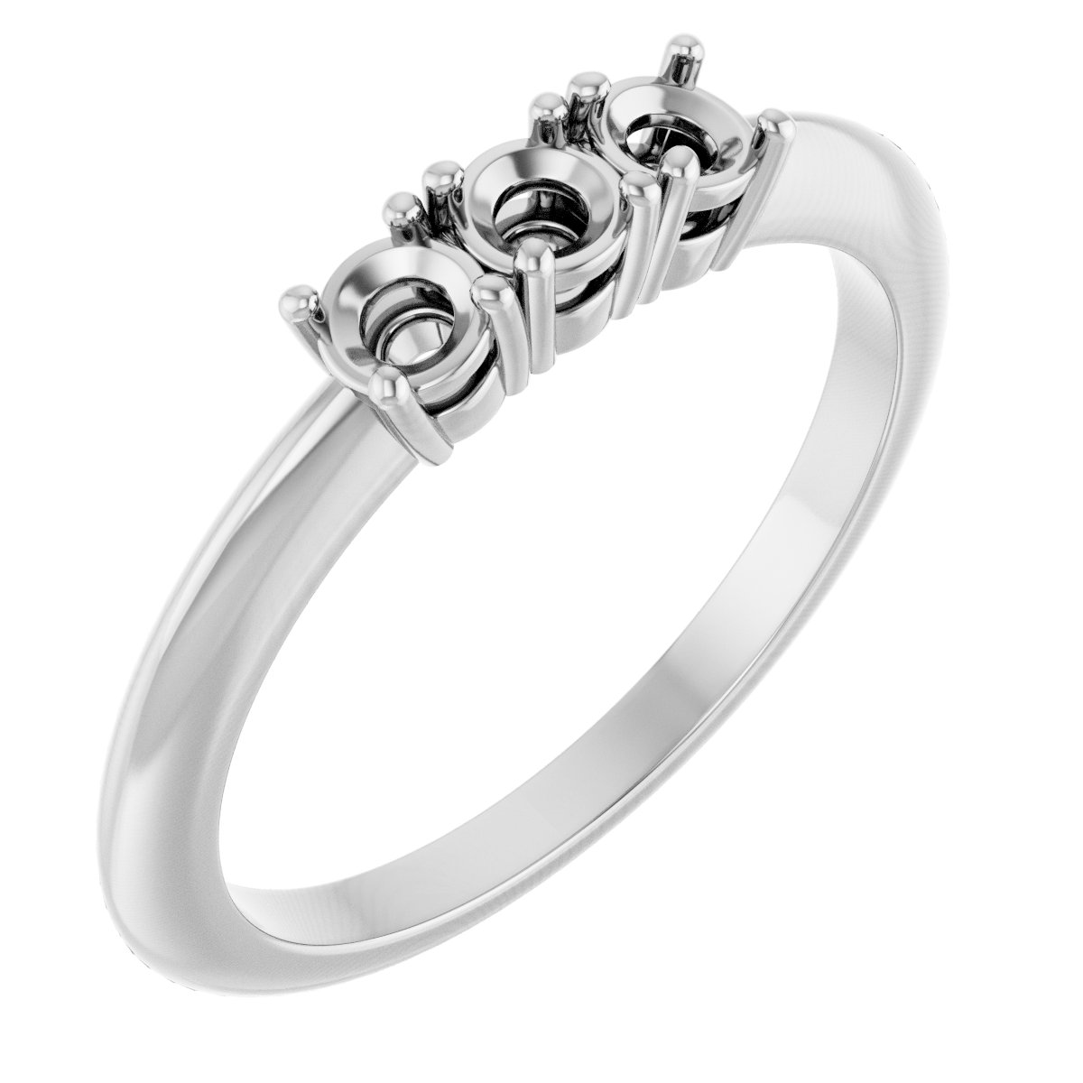 Three-Stone Anniversary Band