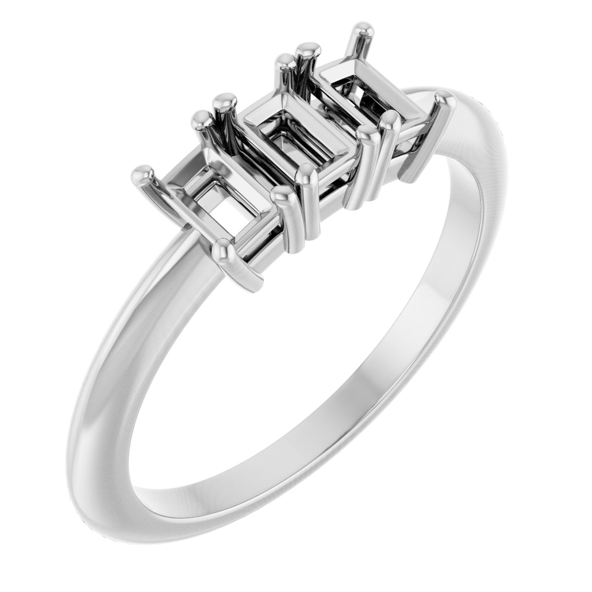 Three-Stone Anniversary Band