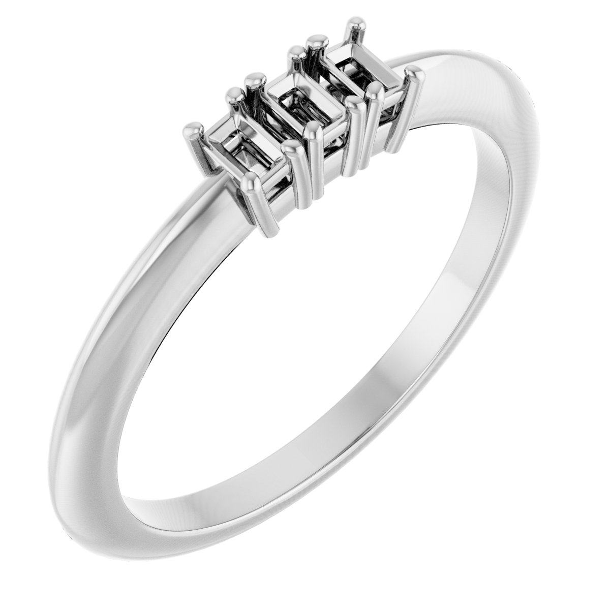 Three-Stone Anniversary Band