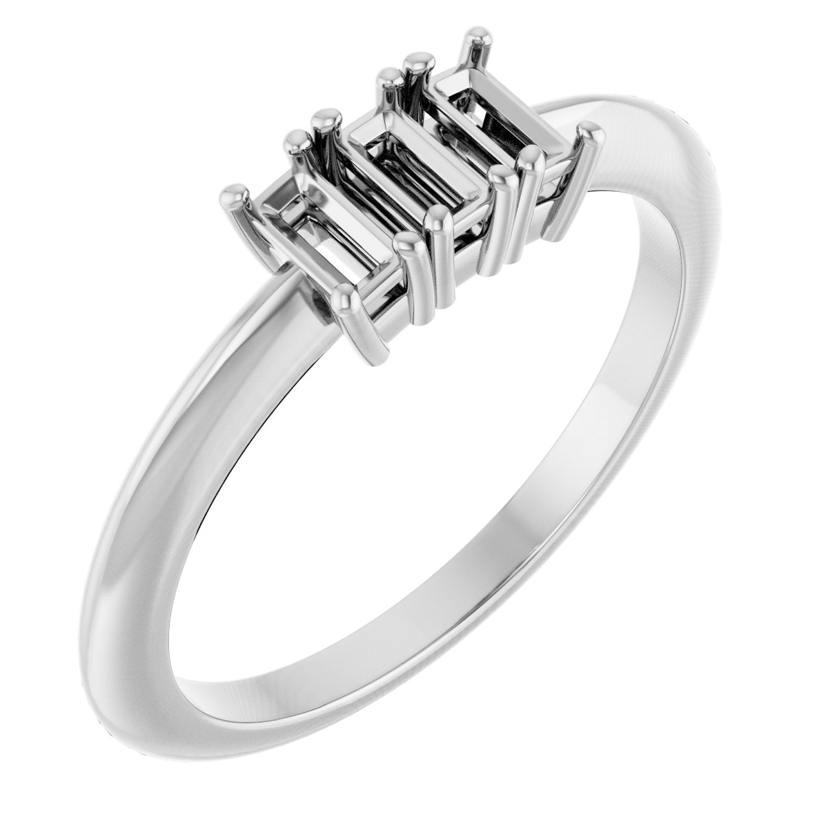 Three-Stone Anniversary Band