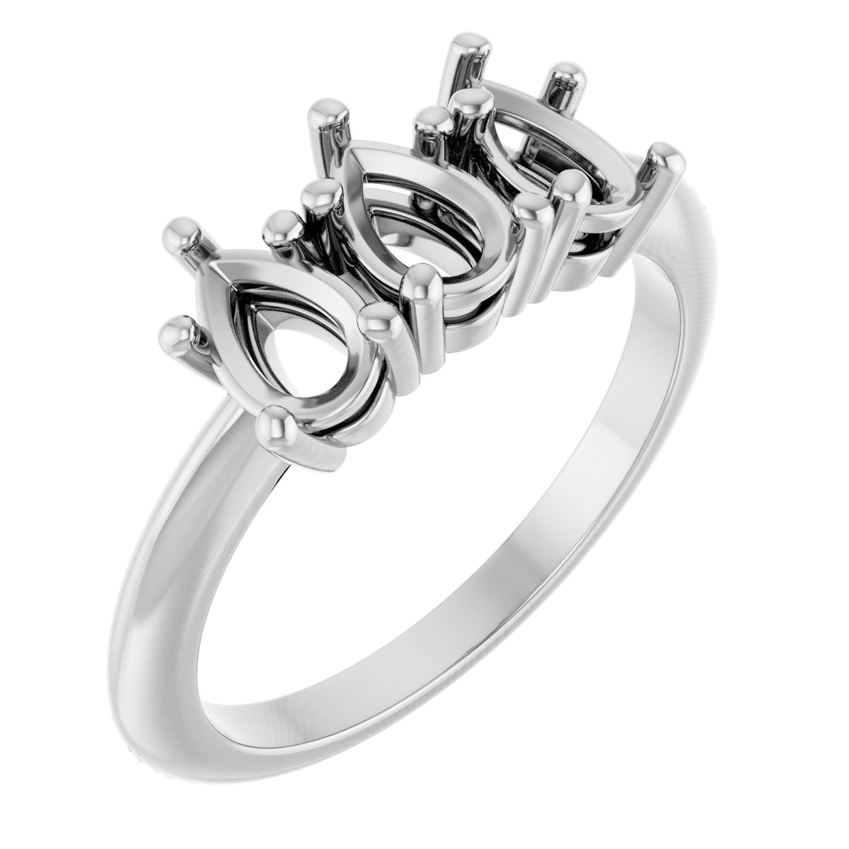 Three-Stone Anniversary Band