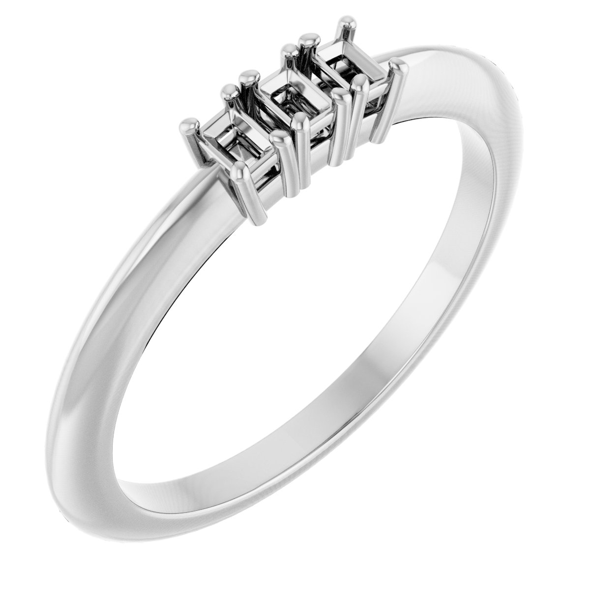 Three-Stone Anniversary Band