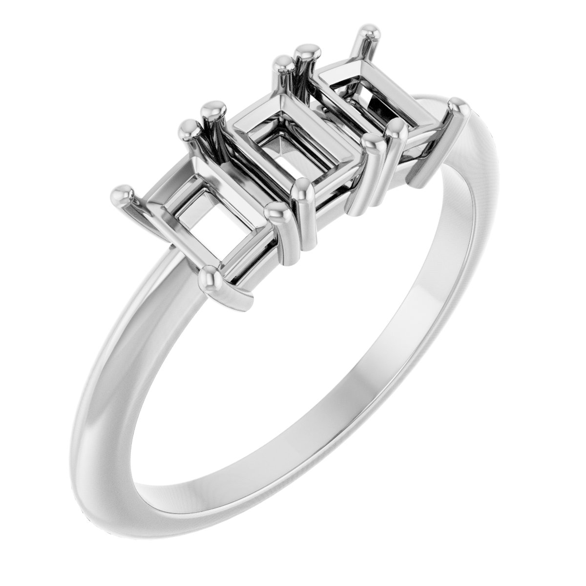 Three-Stone Anniversary Band