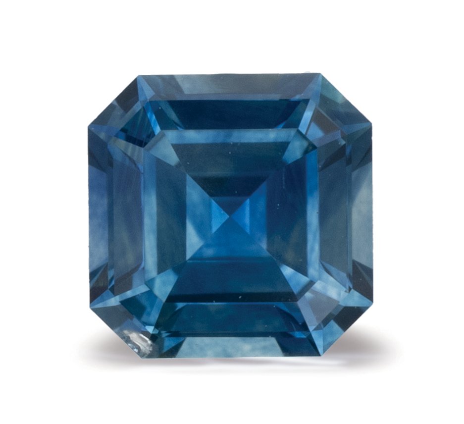 ASSCHER 0.87ct Natural Sapphire 