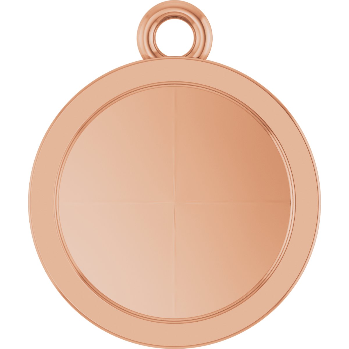 Engravable Round Dangle