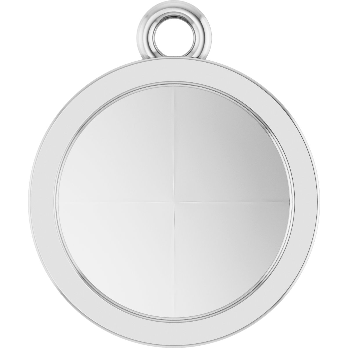 Engravable Round Dangle