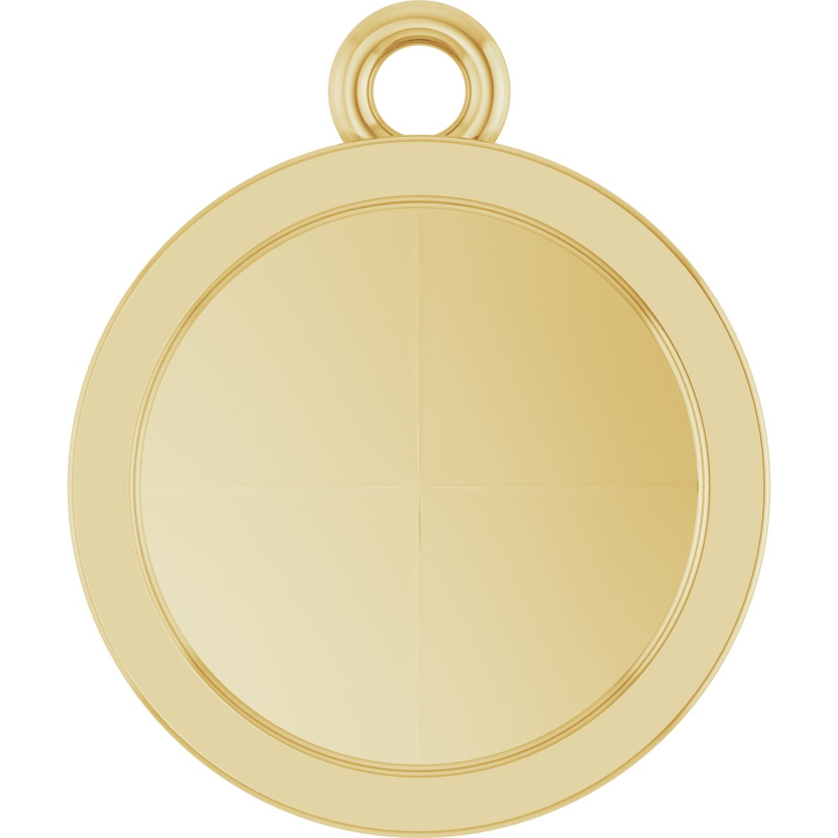 Engravable Round Dangle