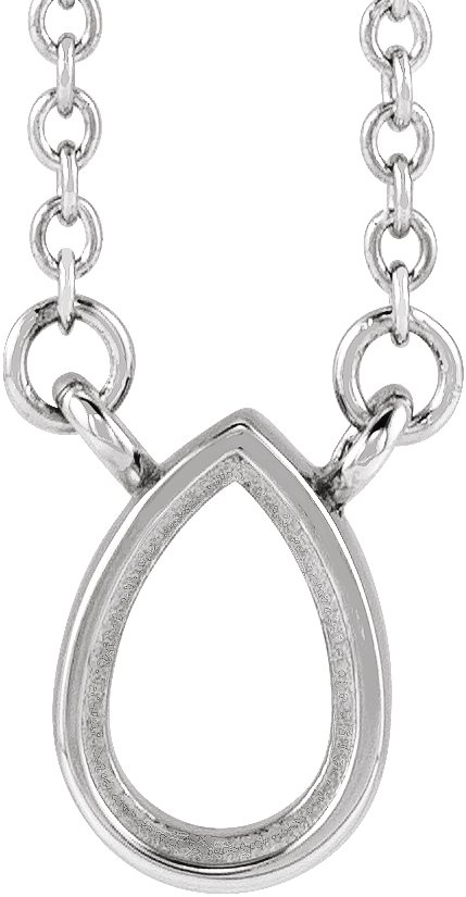 Bezel-Set Cabochon Necklace