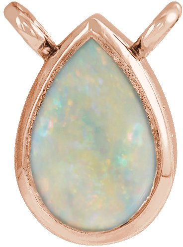 Bezel-Set Cabochon Necklace Center