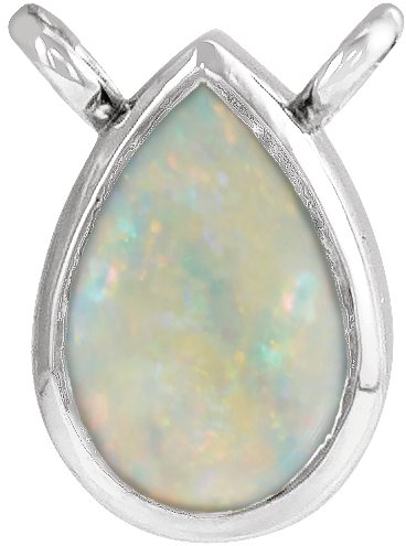 Bezel-Set Cabochon Necklace Center