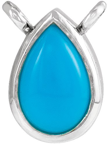 Bezel-Set Cabochon Necklace Center