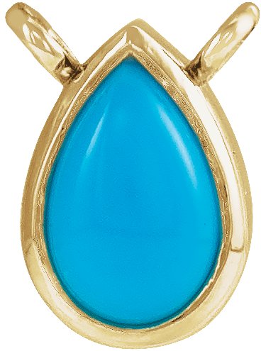 Bezel-Set Cabochon Necklace Center