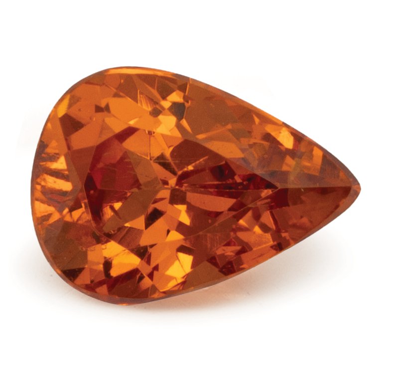 PEAR 1.72ct Natural Spessartite Garnet 