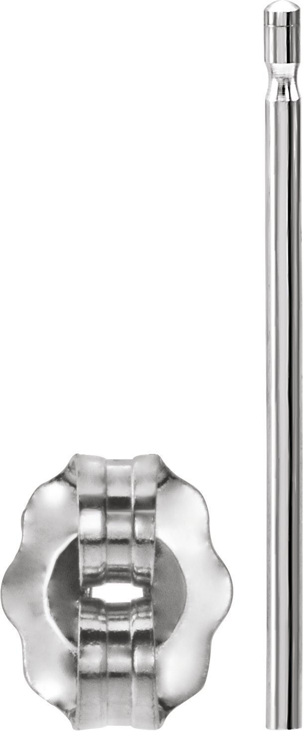 4.2 mm OD Friction Earring Post & Back Set