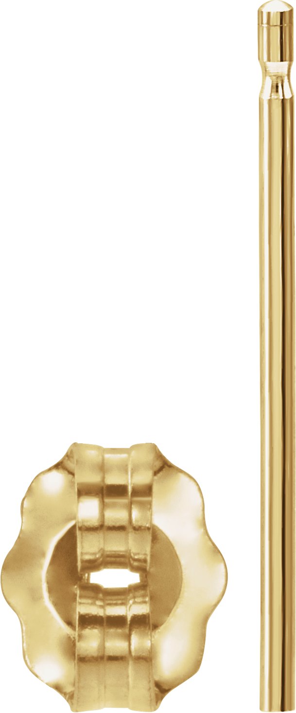 4.2 mm OD Friction Earring Post & Back Set