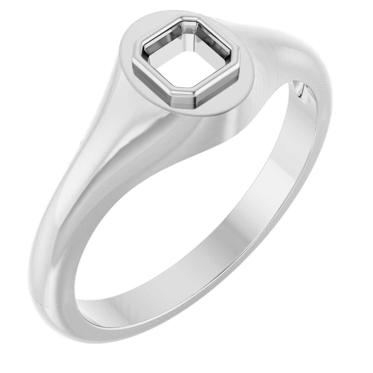 Bezel-Set Ring