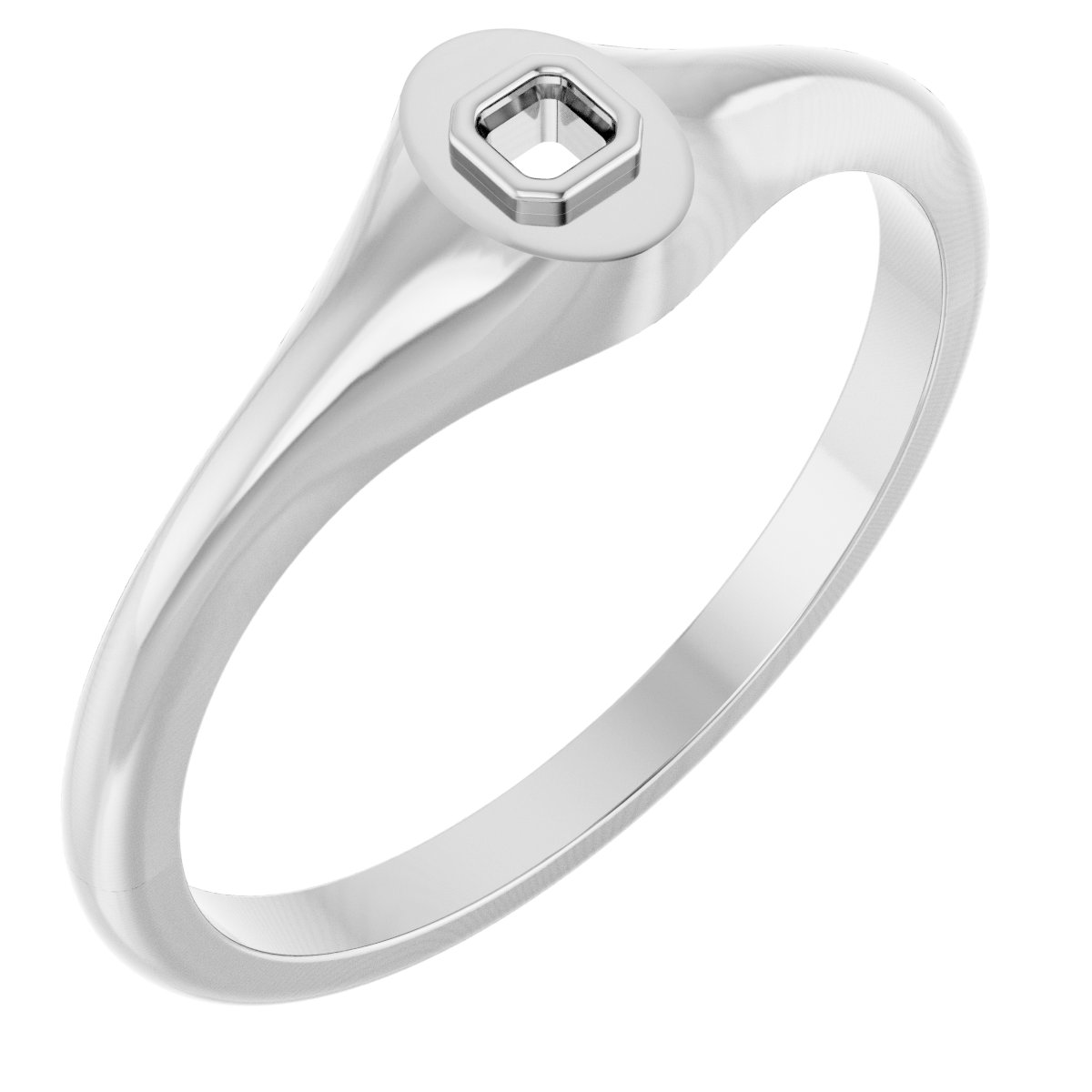 Bezel-Set Ring
