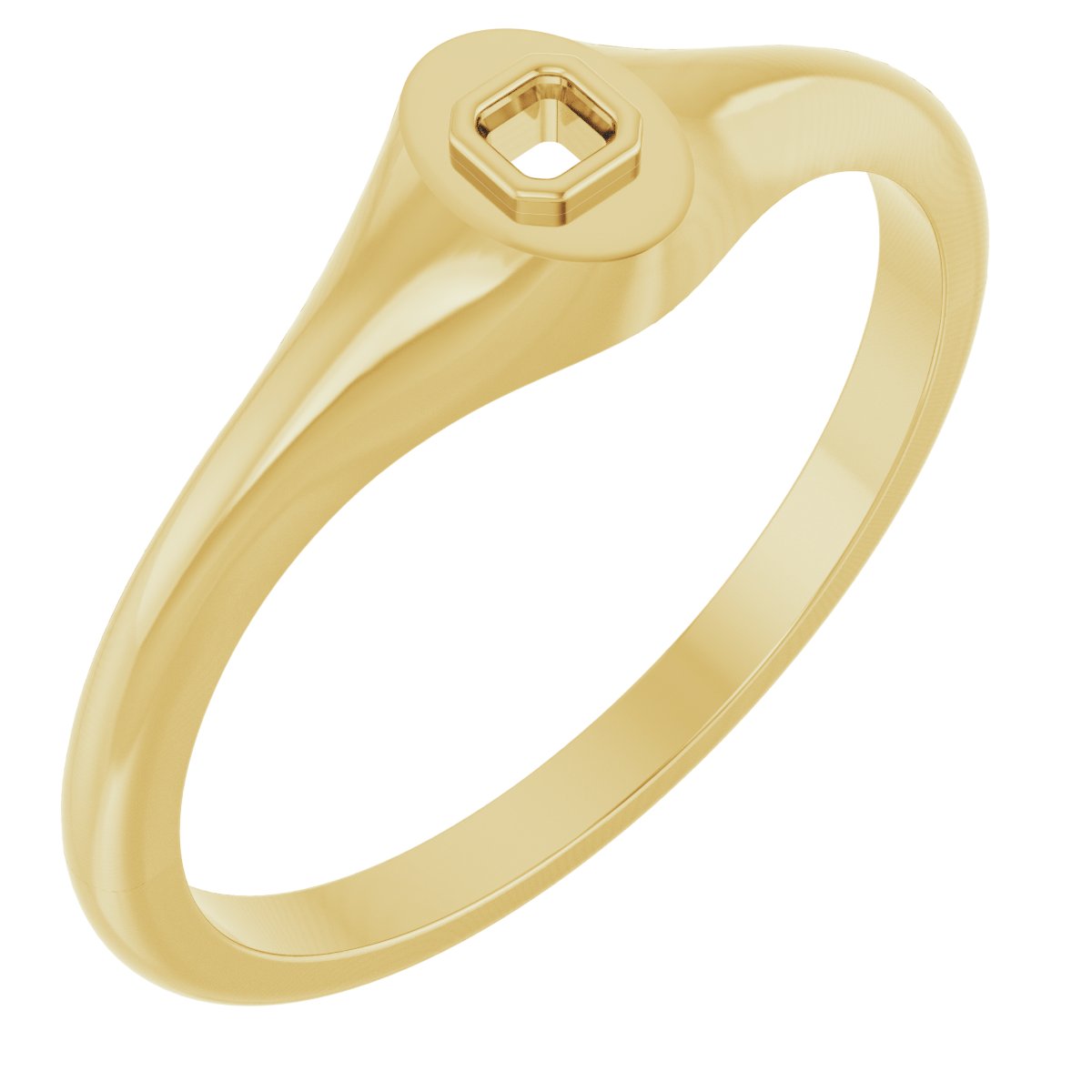 Bezel-Set Ring