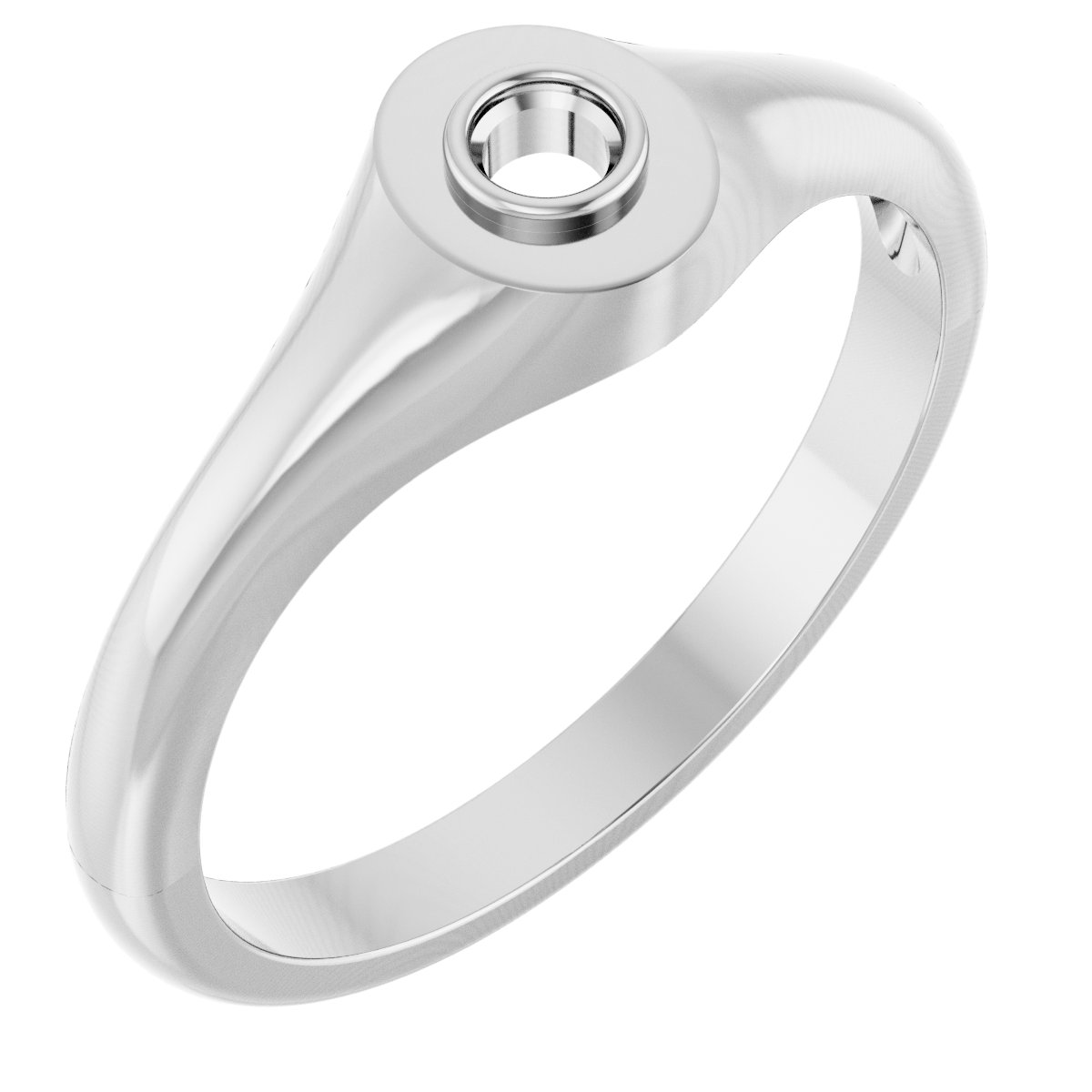 Bezel-Set Ring