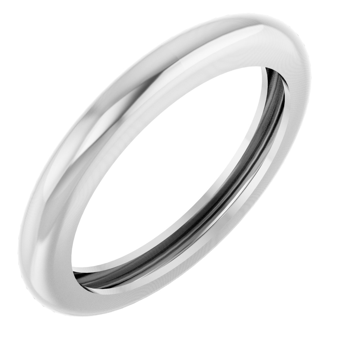Lightweight Dome Stackable Ring