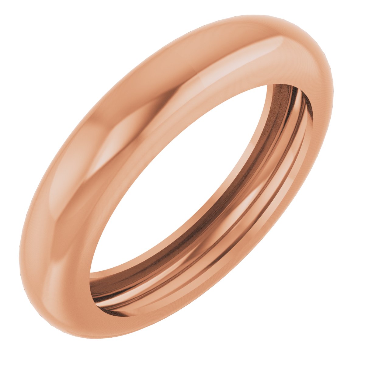 Lightweight Dome Stackable Ring