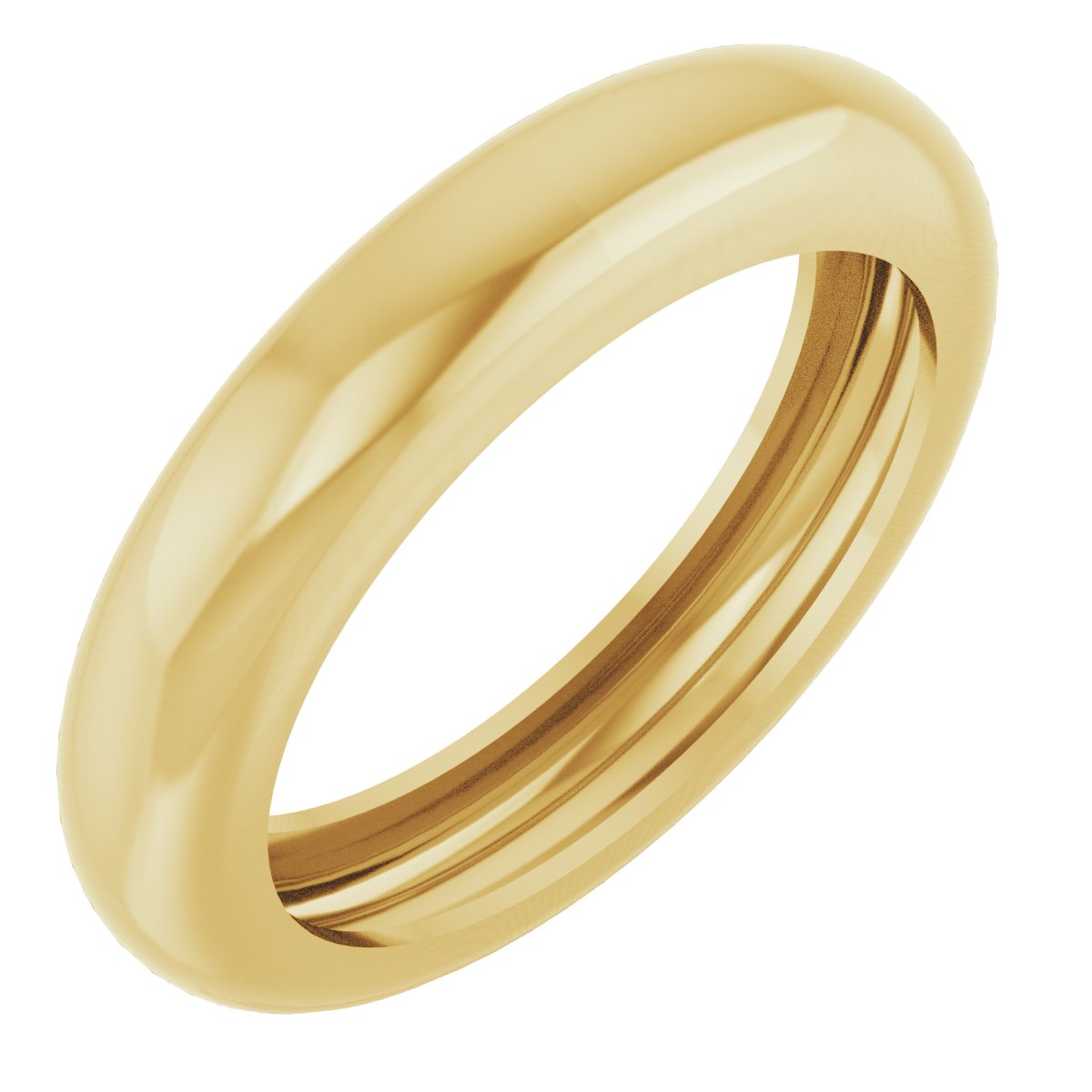 Lightweight Dome Stackable Ring