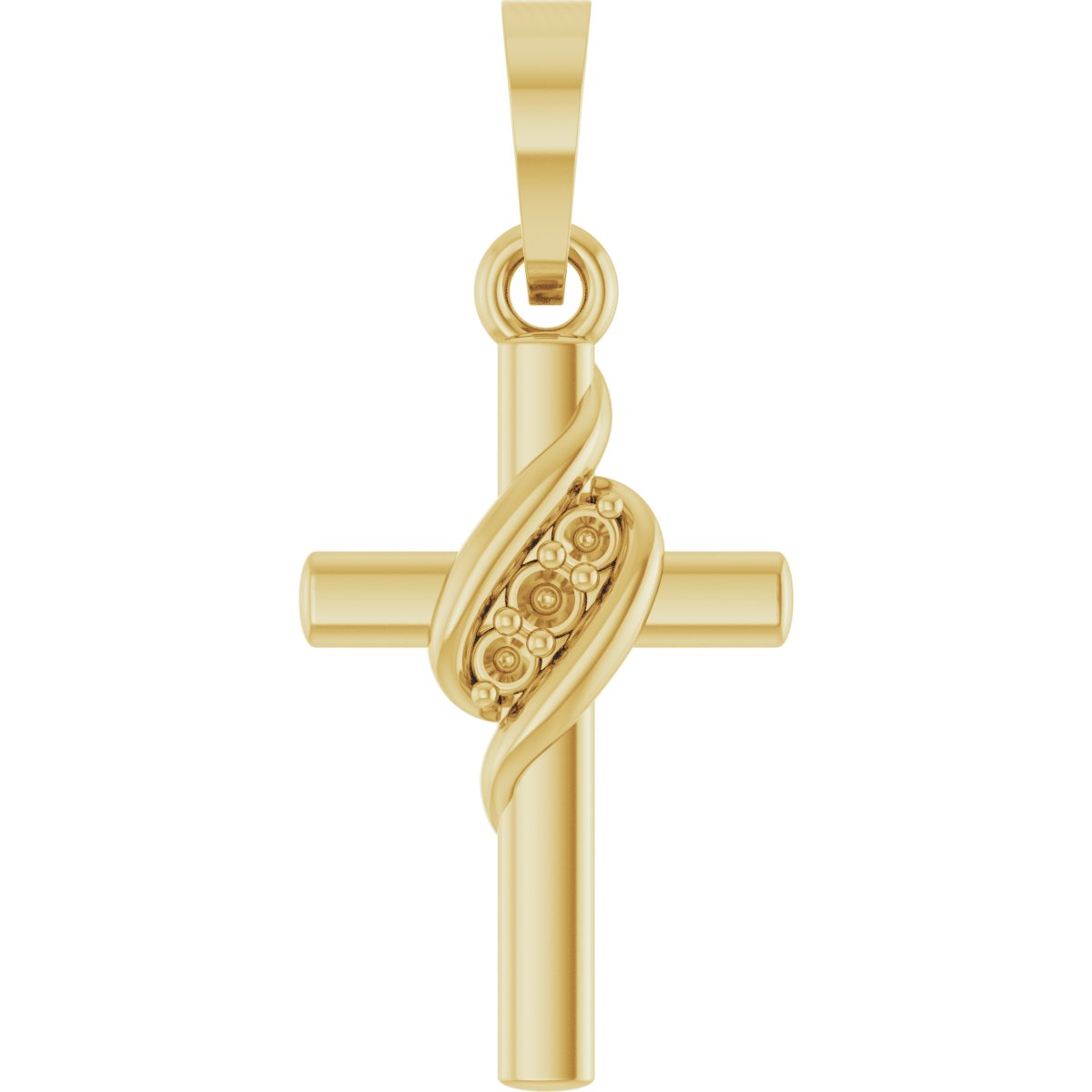 Accented Cross Pendant