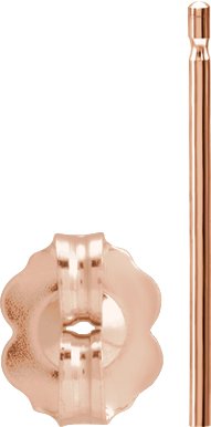 5.2 mm OD Friction Earring Post & Back Set