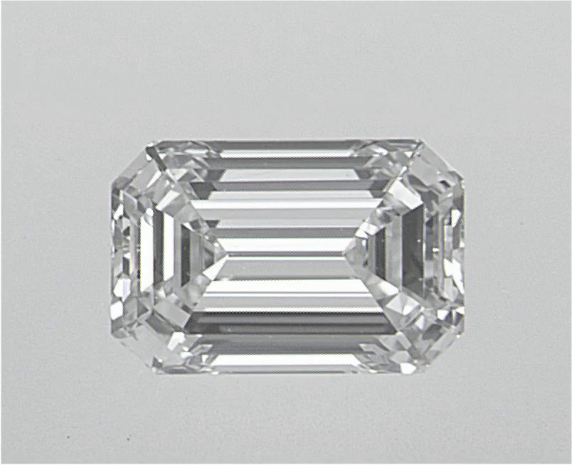 0.65 Carat Emerald Cut Natural Diamond