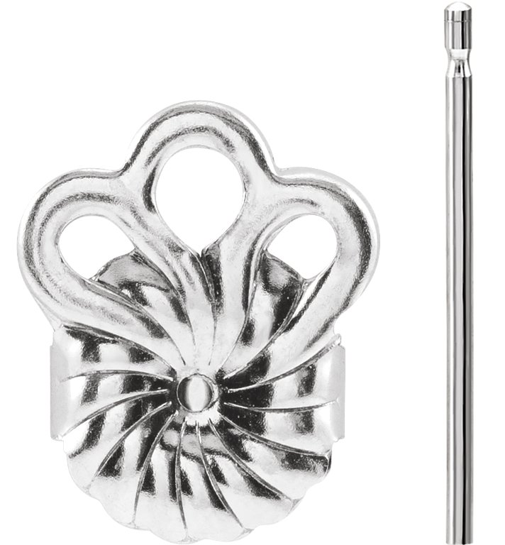 8 mm OD Friction Earring Post & Back Set