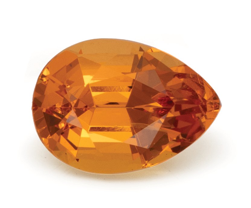 PEAR 1.46ct Natural Spessartite Garnet 