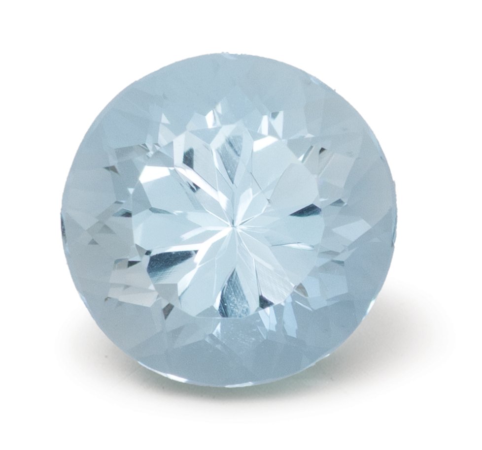 ROUND 2.39ct Natural Aquamarine