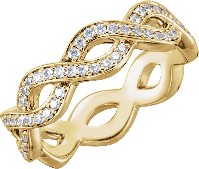 Infinity-Inspired Eternity Band
