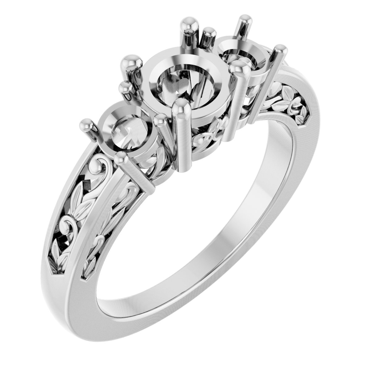 Three-Stone Engagement Ring